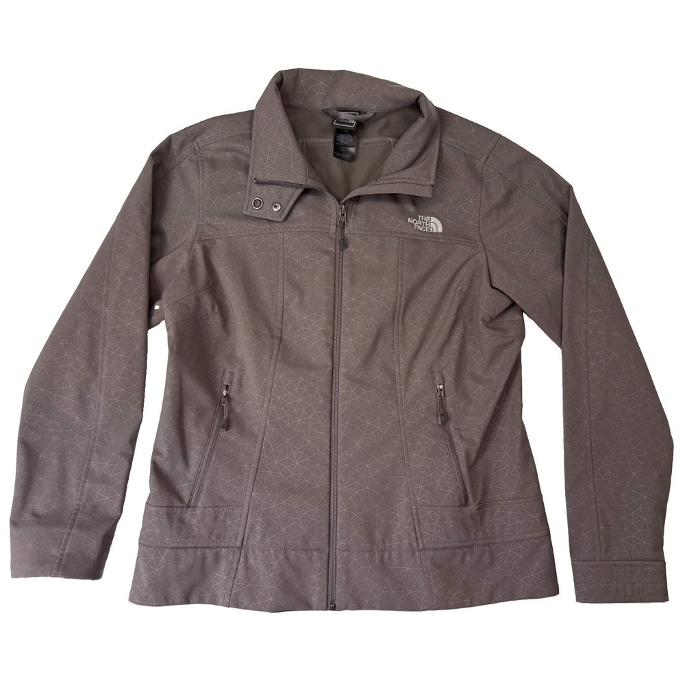 Women's The North Face Apex Bionic Soft Shell Polyester Mauve Jacket Size Large